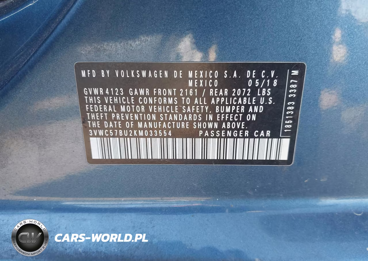 2019 Volkswagen Jetta 1.4T R-Line-1.4T S-1.4T Se VIN:3VWC57BU2KM033554 - 9