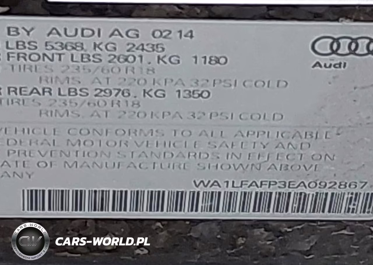 2014 Audi Q5 2.0T Premium VIN:WA1LFAFP3EA092867 - 9
