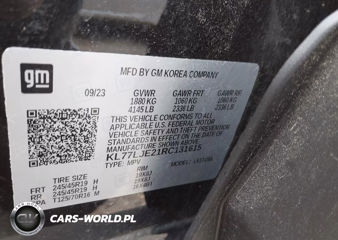 2024 Chevrolet Trax Fwd 2Rs VIN:KL77LJE21RC131615 - 9