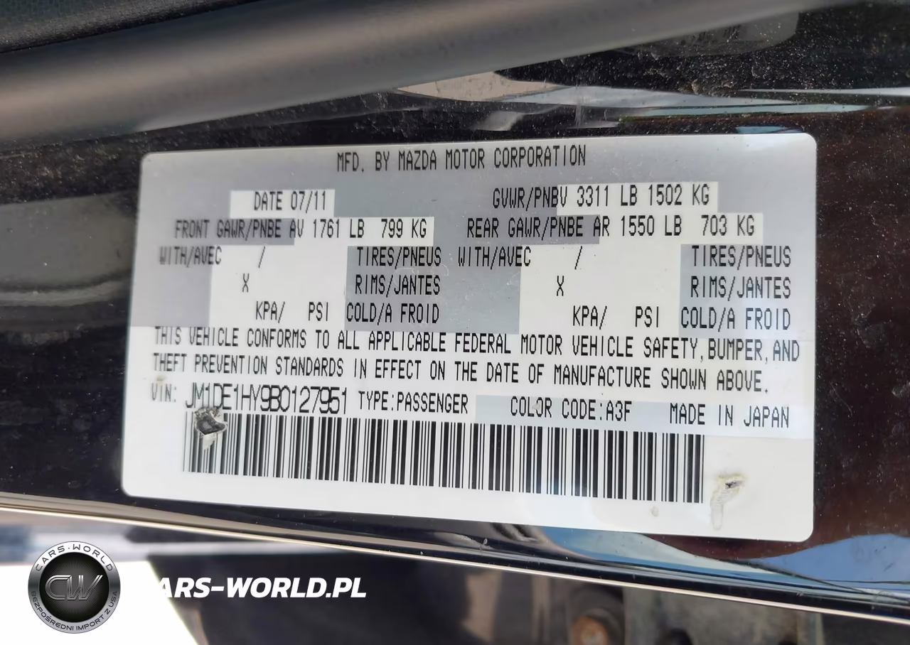 2011 Mazda Mazda2 Touring VIN:JM1DE1HY9B0127951 - 9