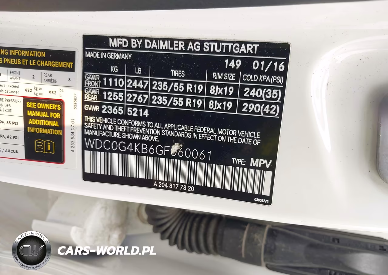2016 Mercedes-Benz Glc 300 4Matic VIN:WDC0G4KB6GF060061 - 9