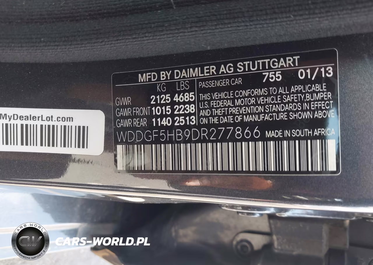 2013 Mercedes-Benz C 350 Sport VIN:WDDGF5HB9DR277866 - 9