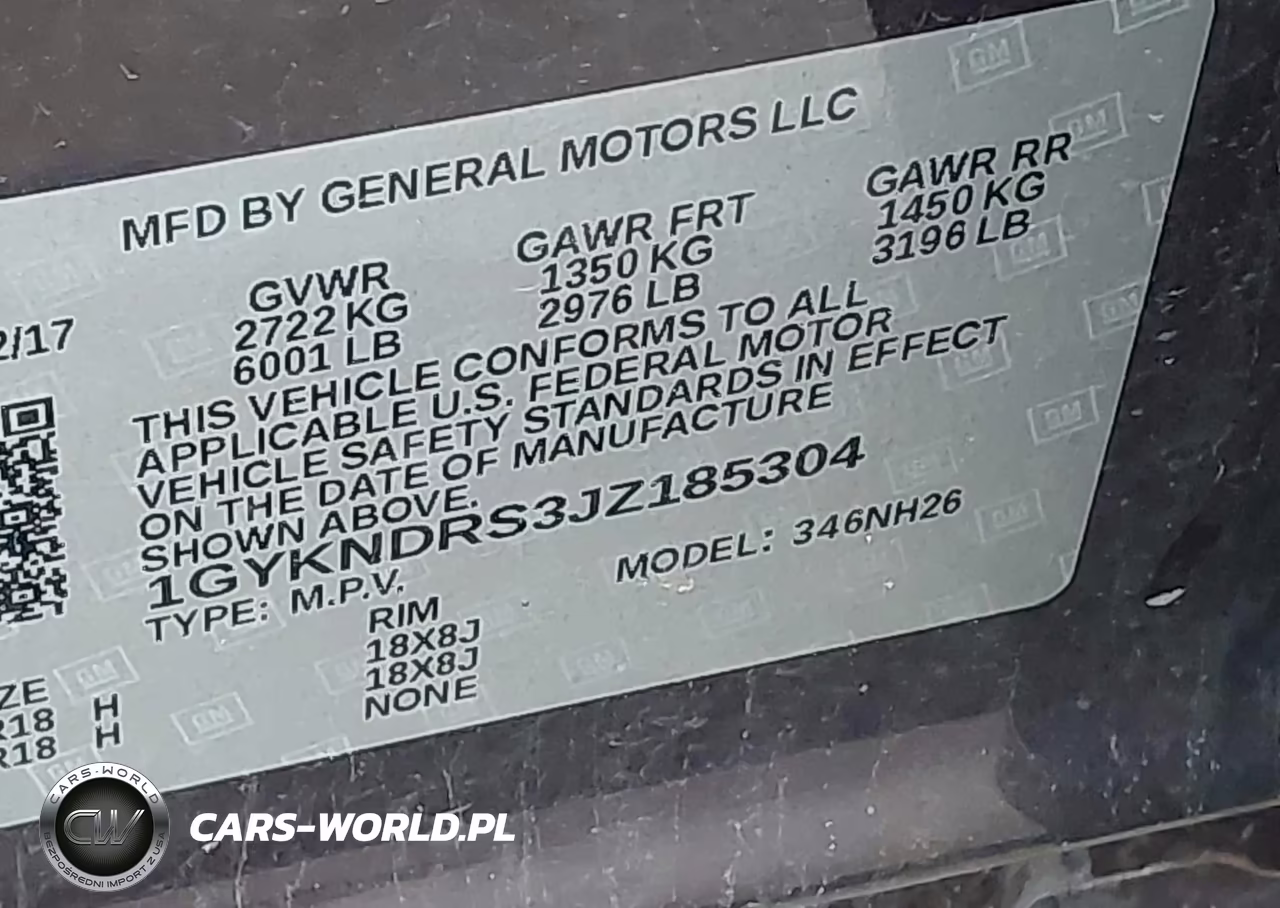 2018 Cadillac Xt5 Luxury VIN:1GYKNDRS3JZ185304 - 9