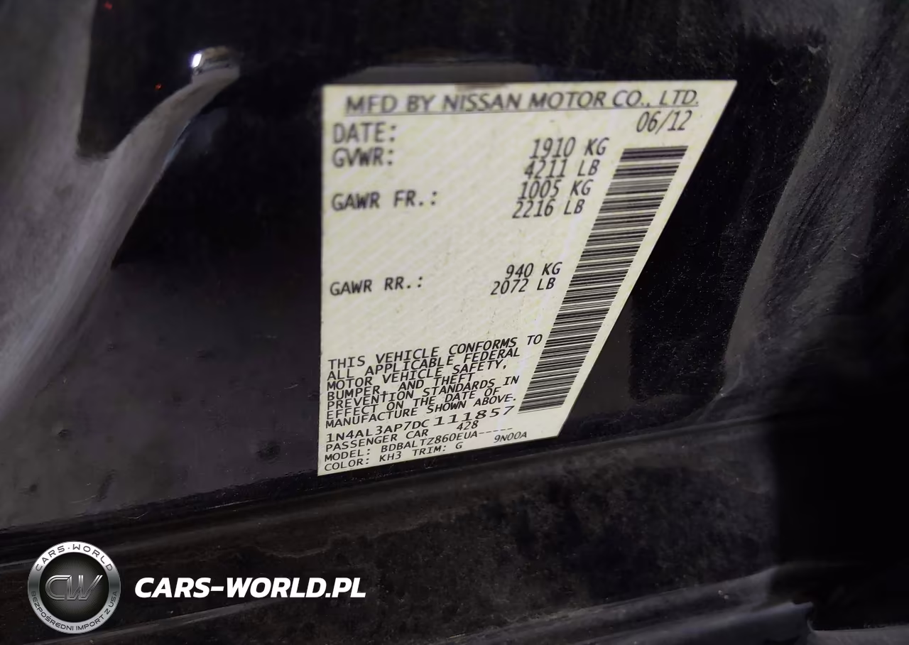 2013 Nissan Altima 2.5 Sv VIN:1N4AL3AP7DC111857 - 9