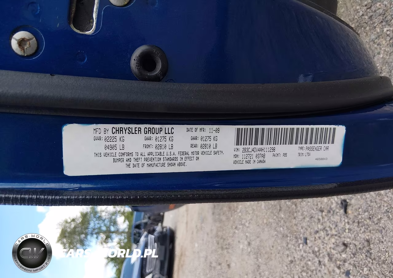 2010 Dodge Challenger Se VIN:2B3CJ4DV4AH111298 - 9