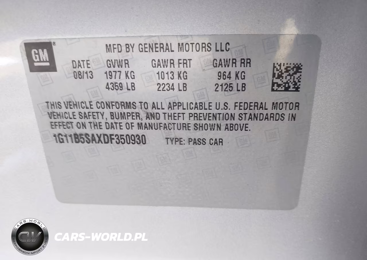 2013 Chevrolet Malibu 1Ls VIN:1G11B5SAXDF350930 - 9