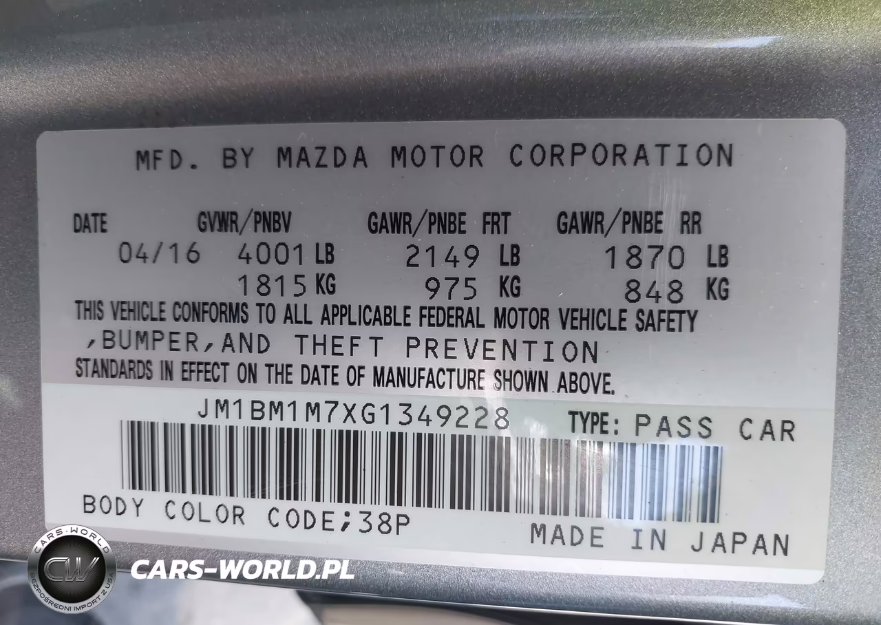 2016 Mazda Mazda3 I Touring VIN:JM1BM1M7XG1349228 - 9
