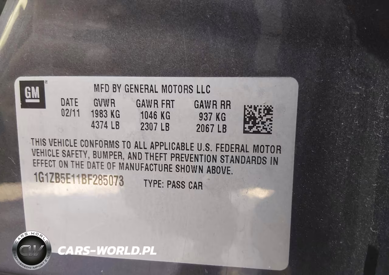 2011 Chevrolet Malibu Ls VIN:1G1ZB5E11BF285073 - 9