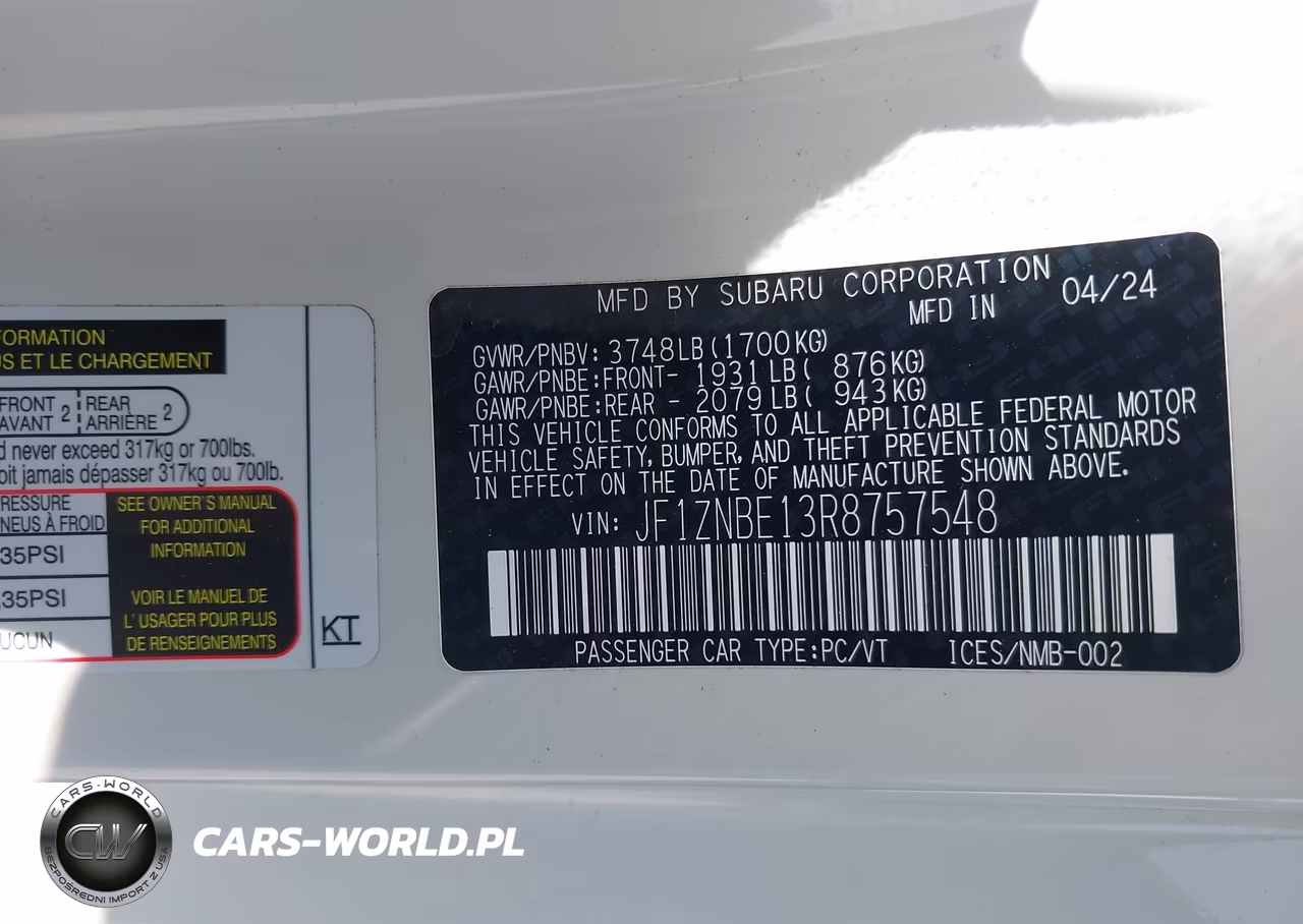 2024 Toyota Gr86 Premium VIN:JF1ZNBE13R8757548 - 9
