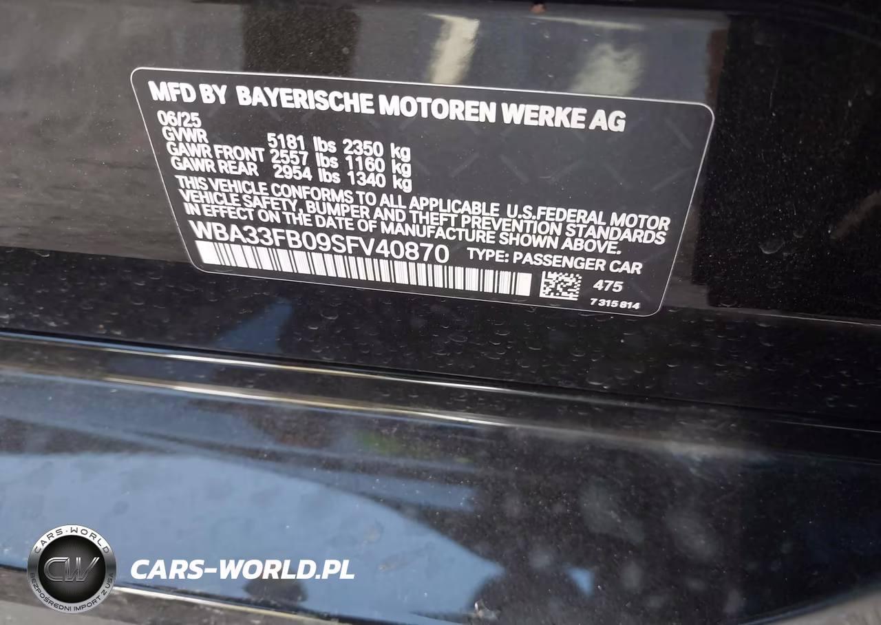 2025 BMW 430I Gran Coupe xDrive VIN:WBA33FB09SFV40870 - 9