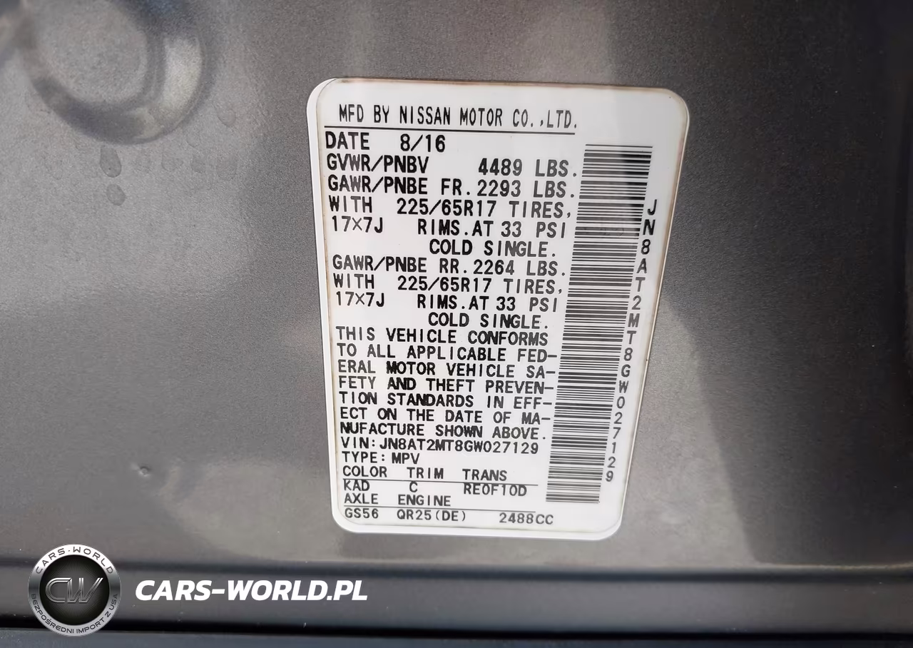 2016 Nissan Rogue S VIN:JN8AT2MT8GW027129 - 9