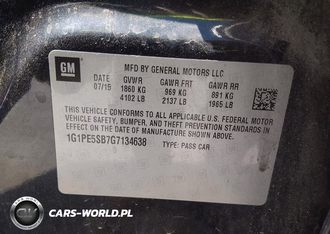 2016 Chevrolet Cruze Limited 1Lt Auto VIN:1G1PE5SB7G7134638 - 9
