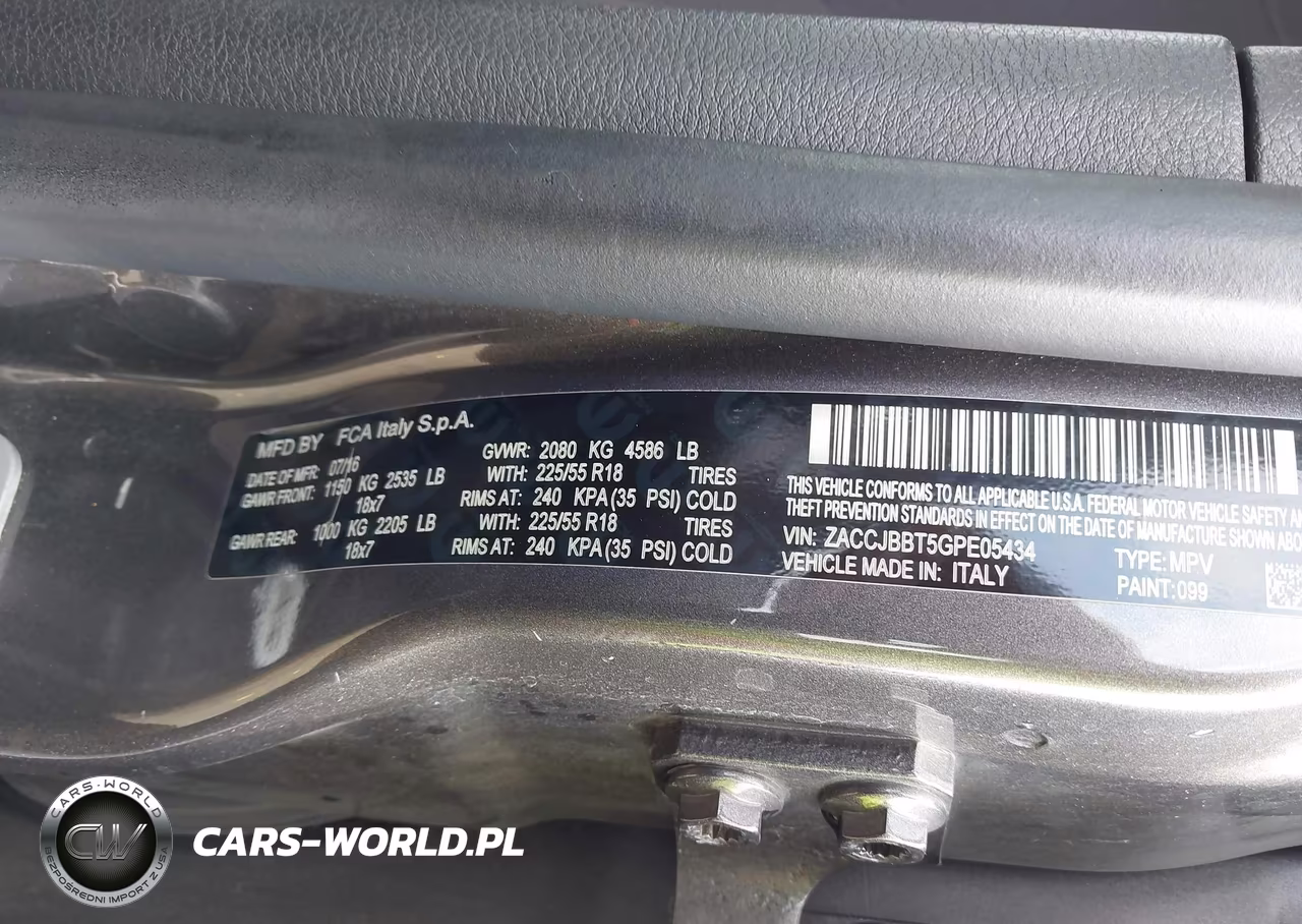 2016 Jeep Renegade Justice VIN:ZACCJBBT5GPE05434 - 9