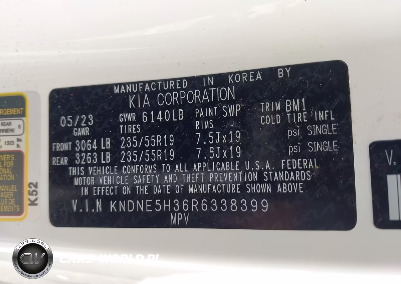 2024 Kia Carnival Mpv Sx Prestige VIN:KNDNE5H36R6338399 - 9