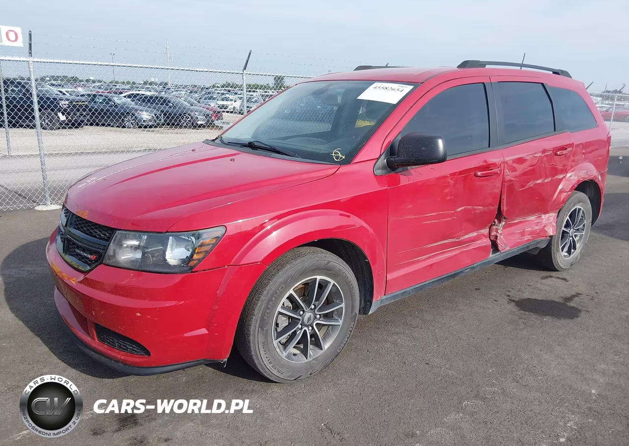2018 Dodge Journey Se VIN:3C4PDCABXJT517539 - 2