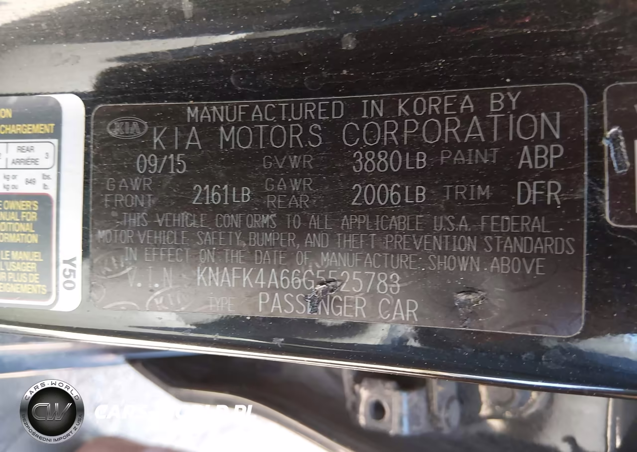 2016 Kia Forte Lx VIN:KNAFK4A66G5525783 - 9