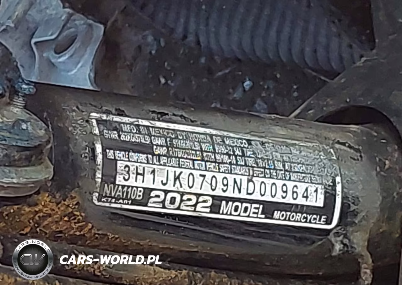 2022 Honda Nva110 B VIN:3H1JK0709ND009641 - 10