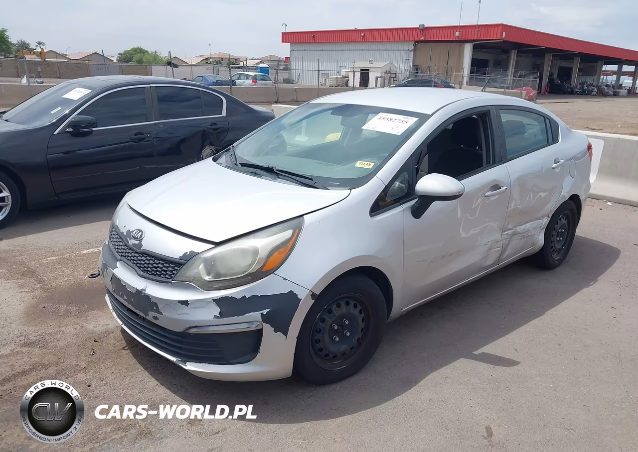 2016 Kia Rio Lx VIN:KNADM4A32G6548186 - 2
