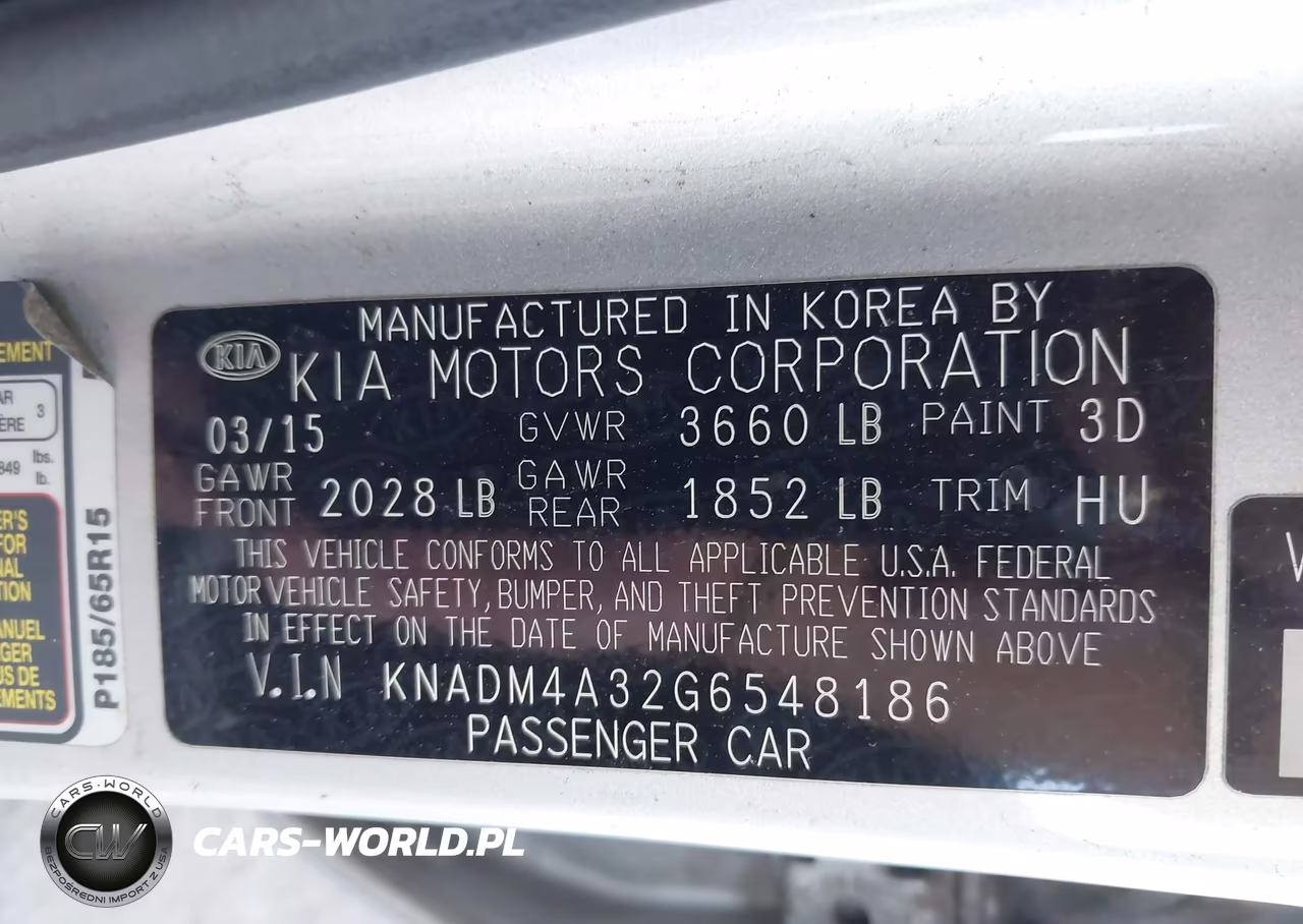 2016 Kia Rio Lx VIN:KNADM4A32G6548186 - 9