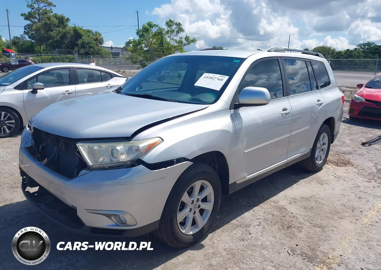 2012 Toyota Highlander Base V6 VIN:5TDZK3EH5CS081418 - 2