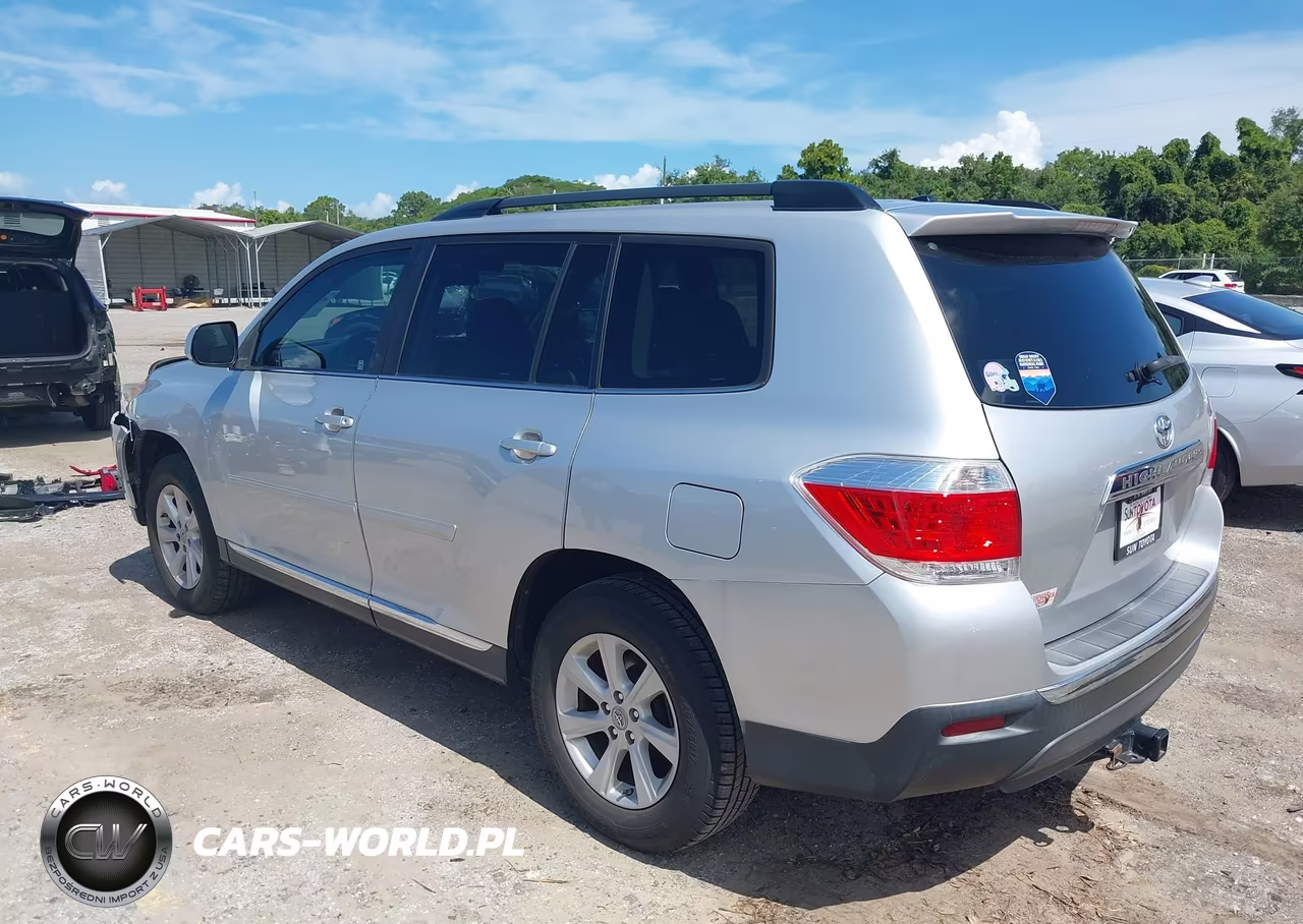 2012 Toyota Highlander Base V6 VIN:5TDZK3EH5CS081418 - 3