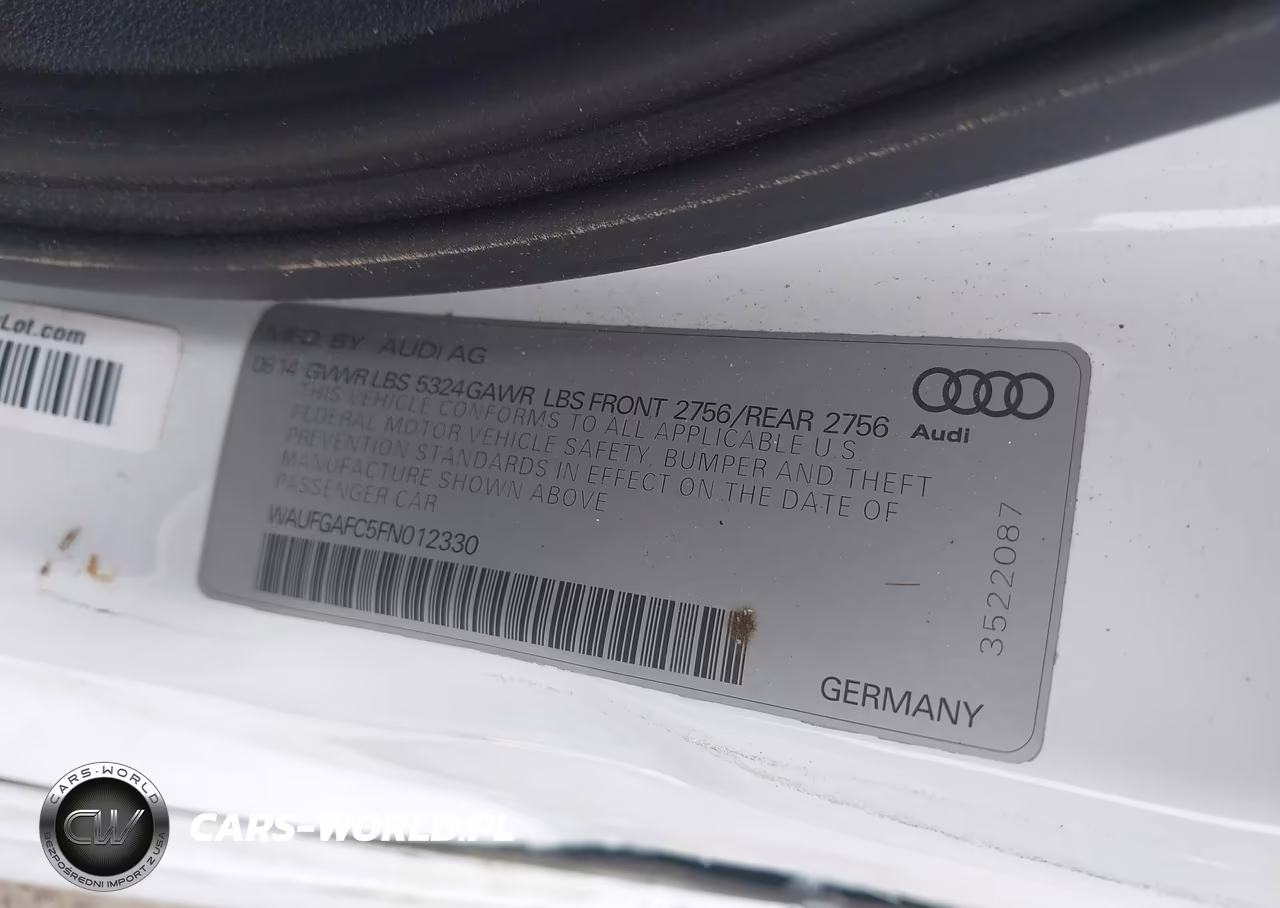 2015 Audi A6 3.0T Premium Plus VIN:WAUFGAFC5FN012330 - 9