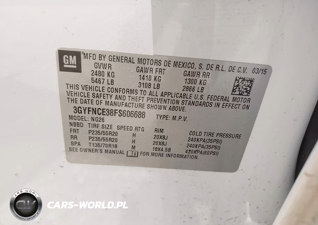 2015 Cadillac Srx Performance Collection VIN:3GYFNCE38FS606688 - 9