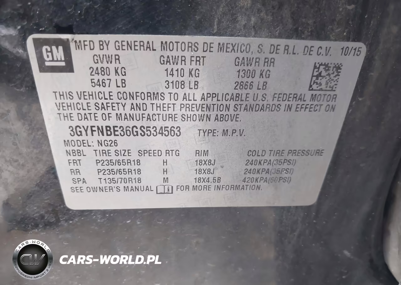 2016 Cadillac Srx Luxury Collection VIN:3GYFNBE36GS534563 - 9