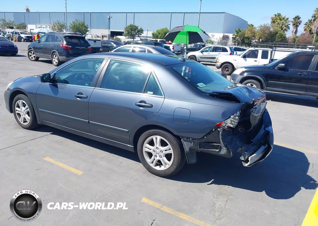2007 Honda Accord 2.4 Ex VIN:1HGCM568X7A044265 - 3