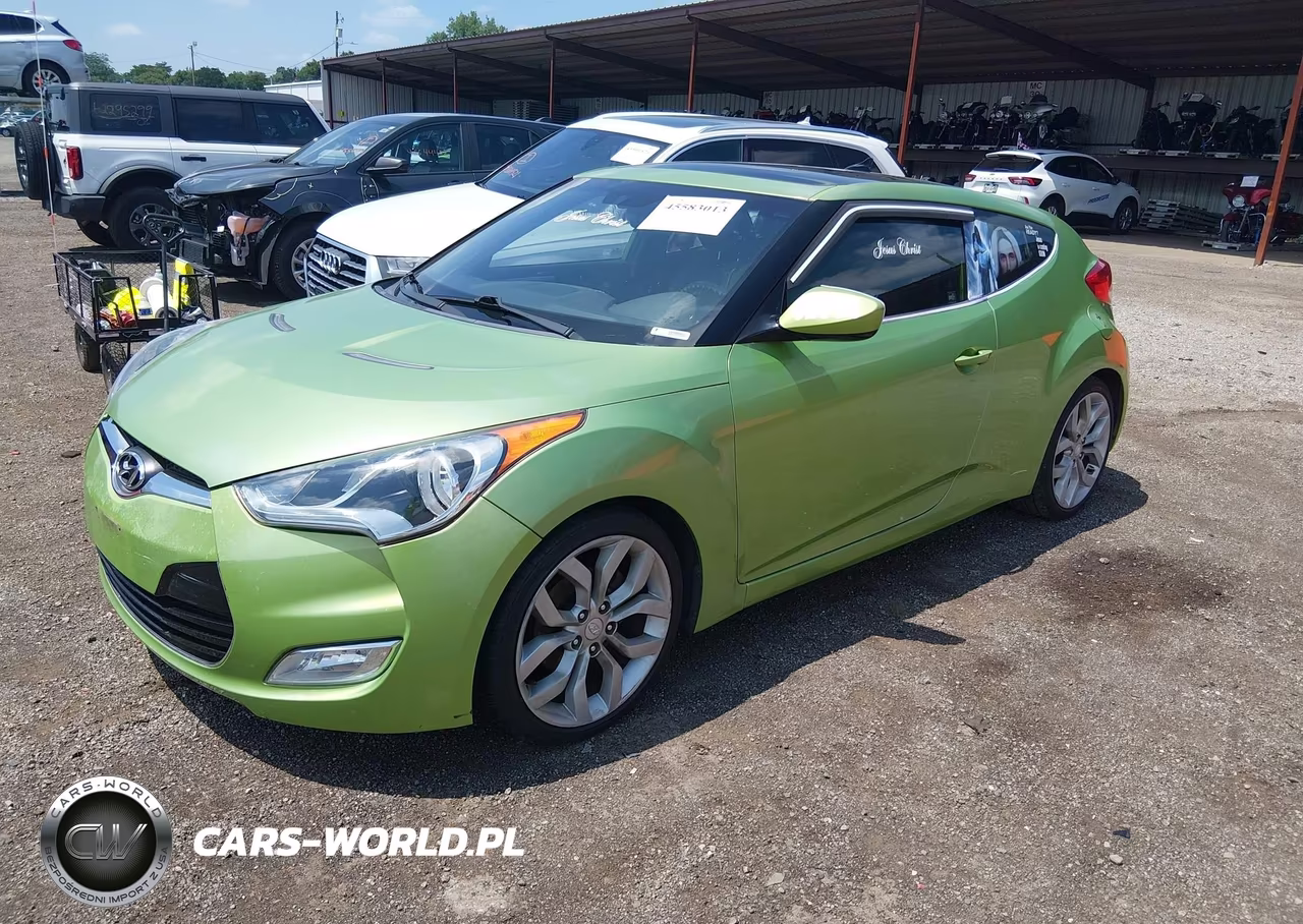 2012 Hyundai Veloster Base W-Black VIN:KMHTC6AD3CU066267 - 2
