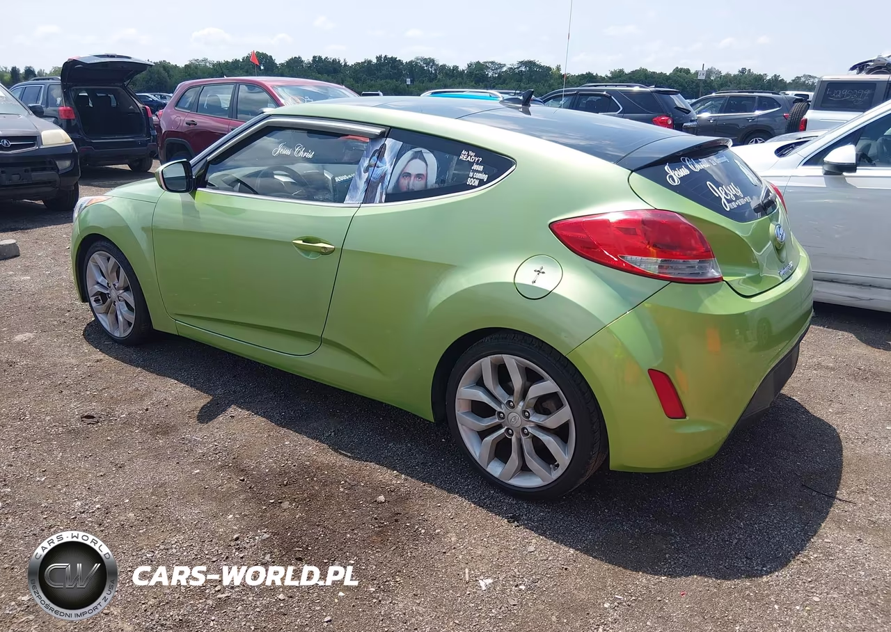 2012 Hyundai Veloster Base W-Black VIN:KMHTC6AD3CU066267 - 3