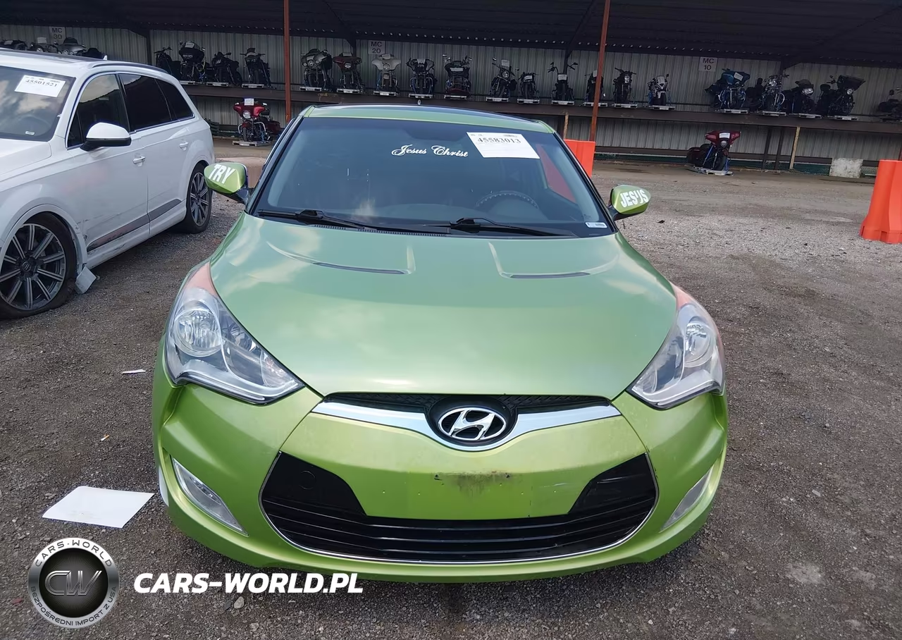 2012 Hyundai Veloster Base W-Black VIN:KMHTC6AD3CU066267 - 6