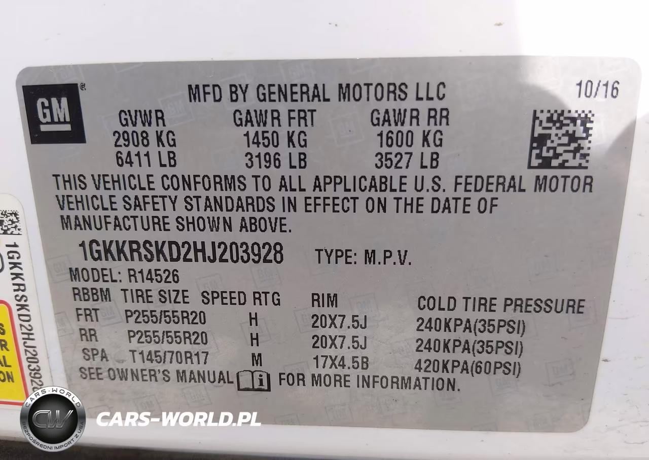 2017 GMC Acadia Limited VIN:1GKKRSKD2HJ203928 - 9