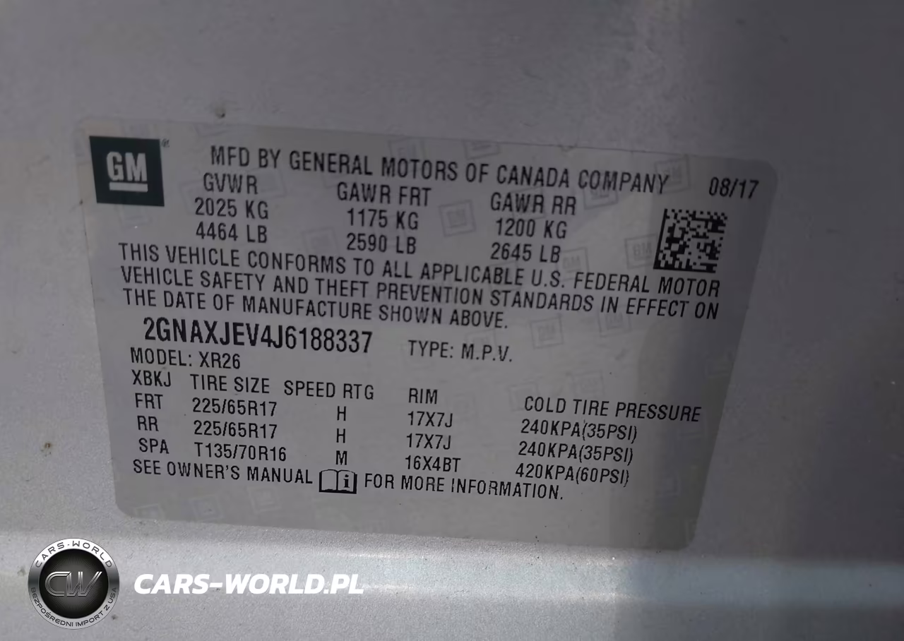 2018 Chevrolet Equinox Lt VIN:2GNAXJEV4J6188337 - 9