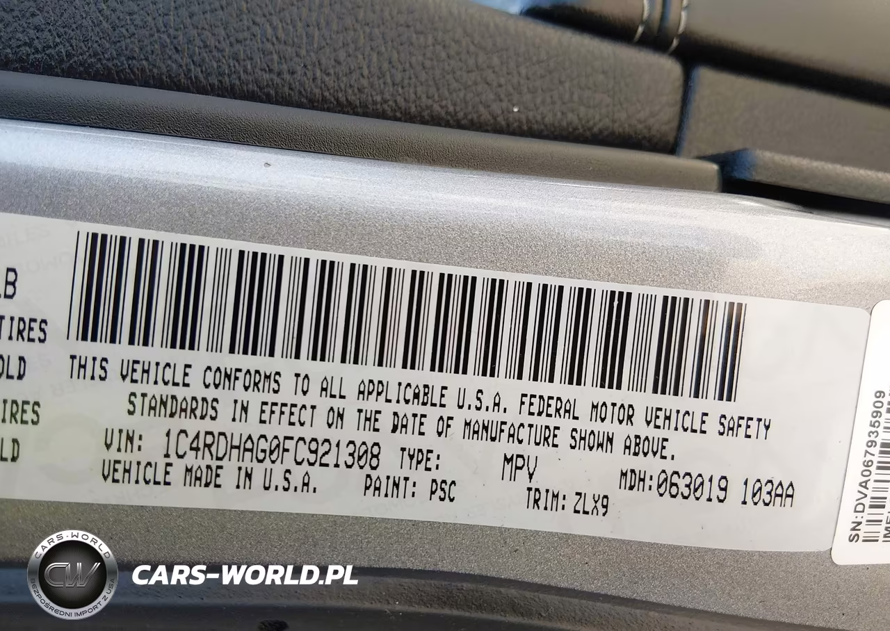 2015 Dodge Durango Sxt VIN:1C4RDHAG0FC921308 - 9