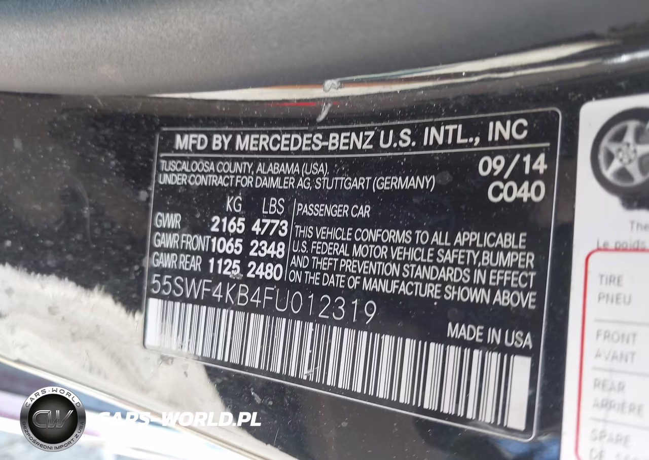 2015 Mercedes-Benz C 300 4Matic VIN:55SWF4KB4FU012319 - 9