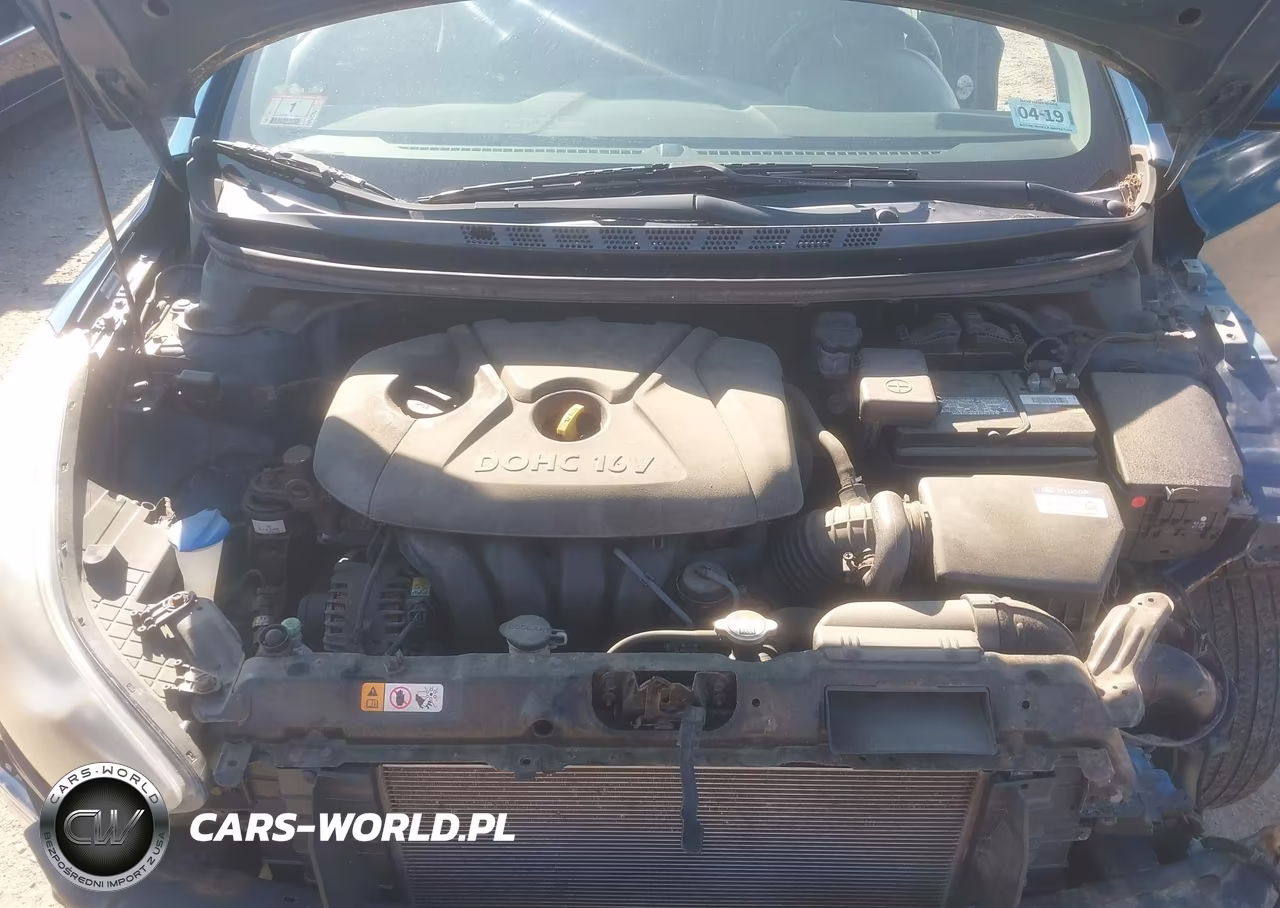 2013 Hyundai Elantra Gls VIN:KMHDH4AE0DU971828 - 10