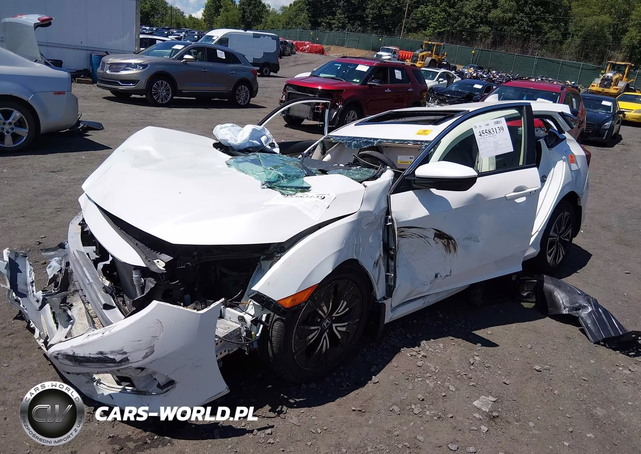 2018 Honda Civic Ex-L VIN:JHMFC1F7XJX002437 - 2