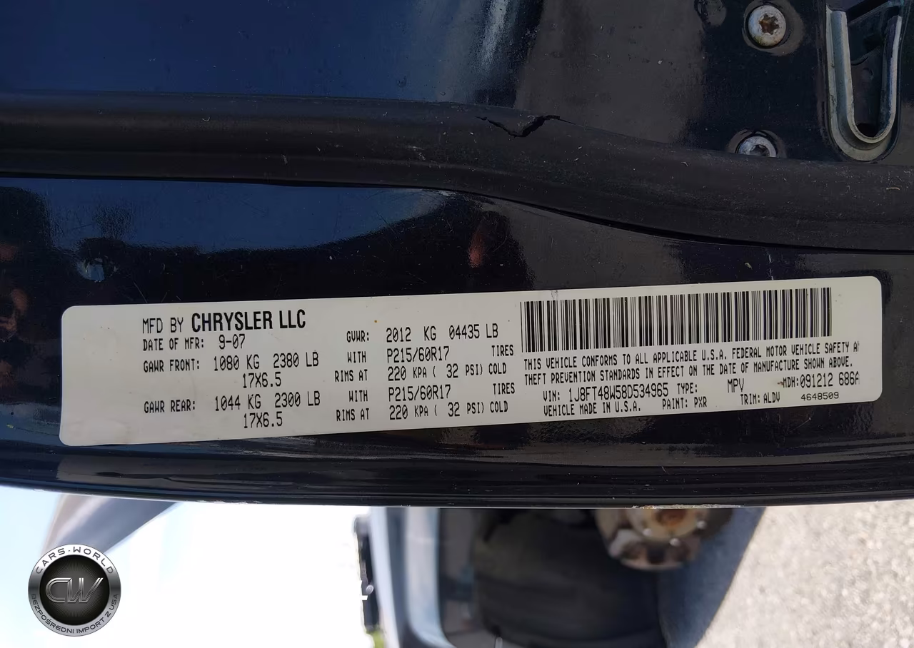 2008 Jeep Patriot Limited VIN:1J8FT48W58D534965 - 9