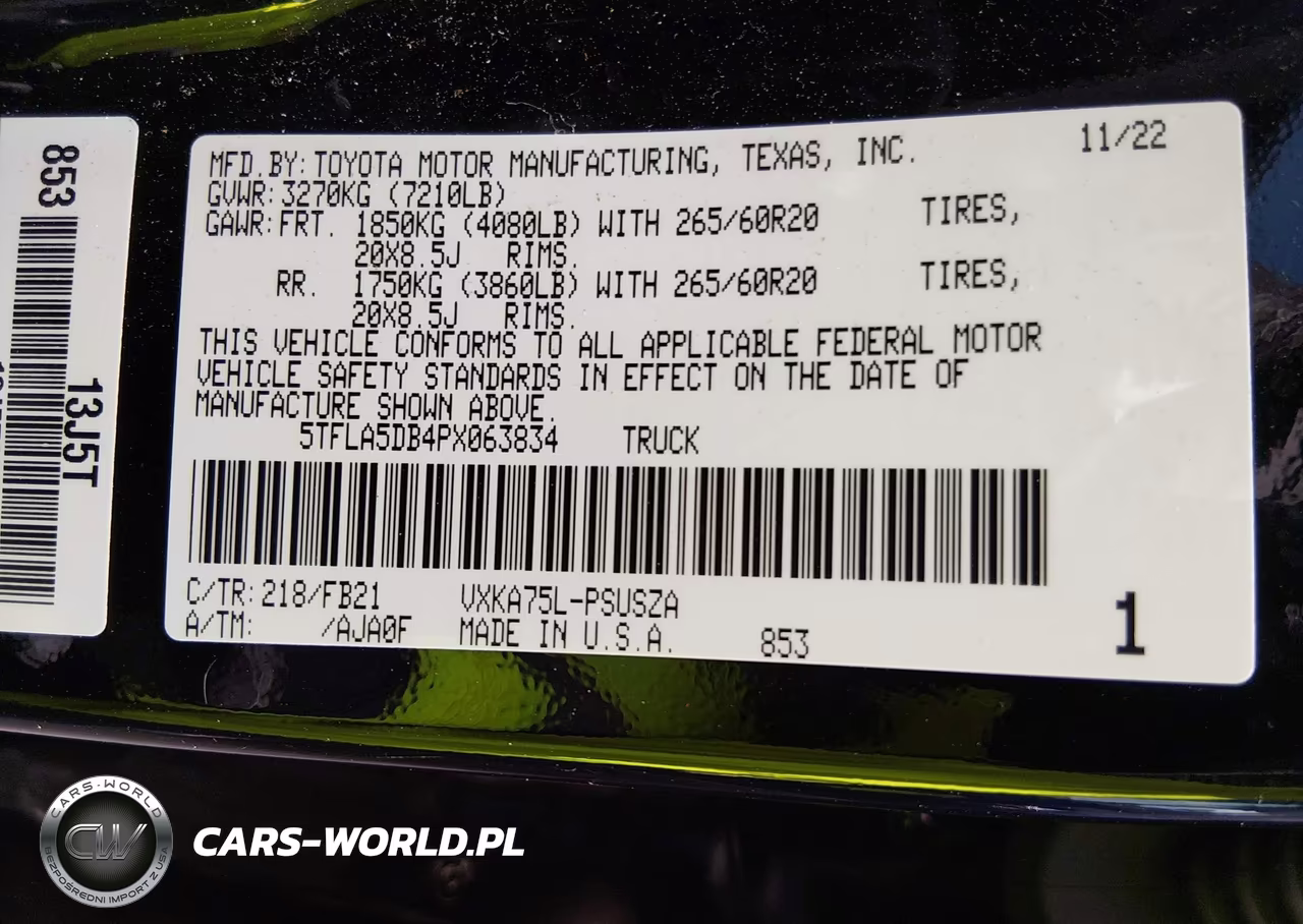 2023 Toyota Tundra Sr5 VIN:5TFLA5DB4PX063834 - 9