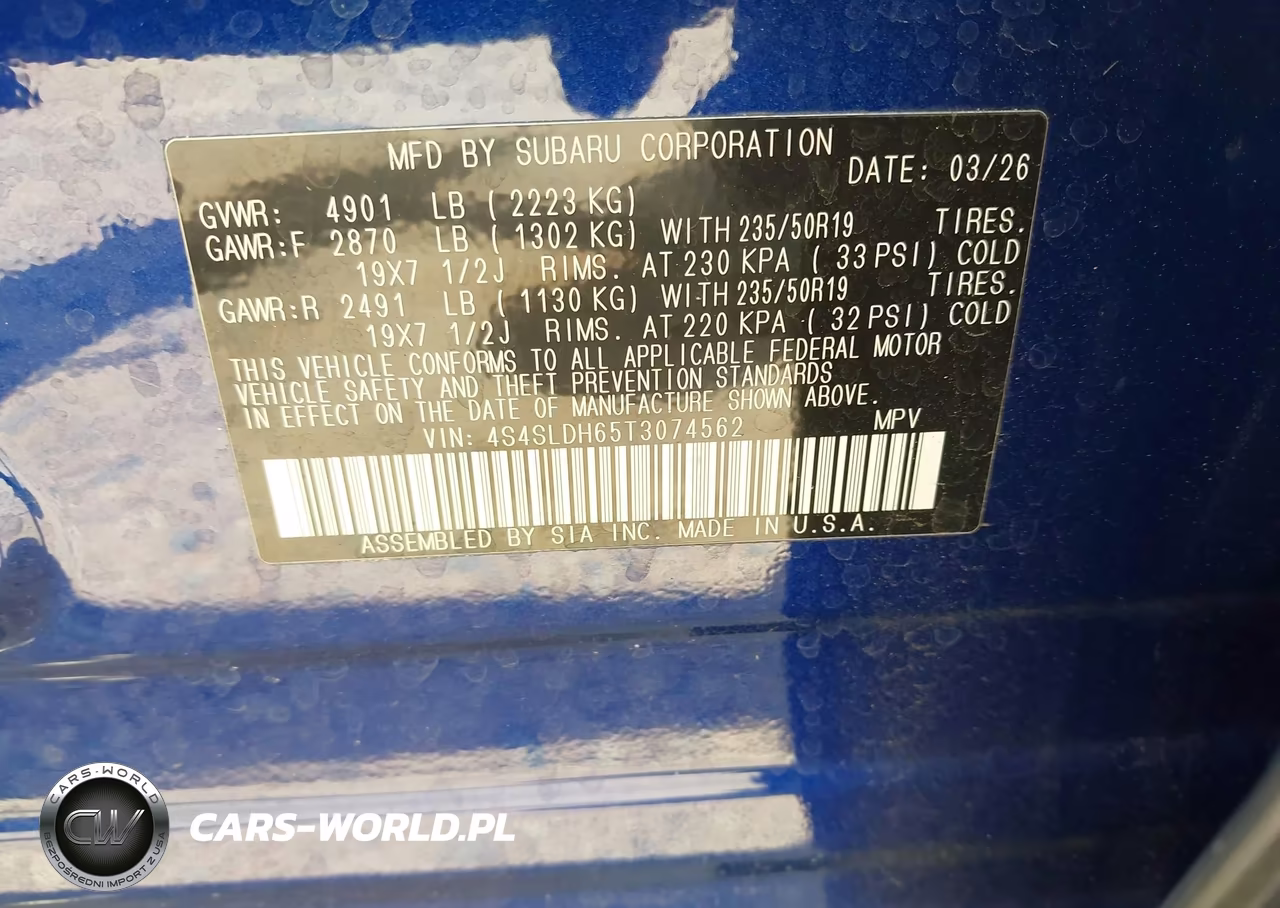 2026 Subaru Forester Sport VIN:4S4SLDH65T3074562 - 9