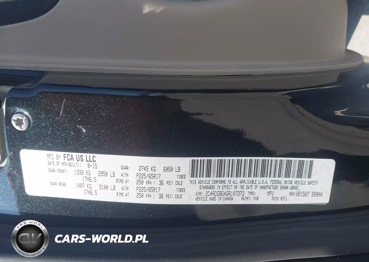 2016 Dodge Grand Caravan Se Plus VIN:2C4RDGBG4GR107373 - 9