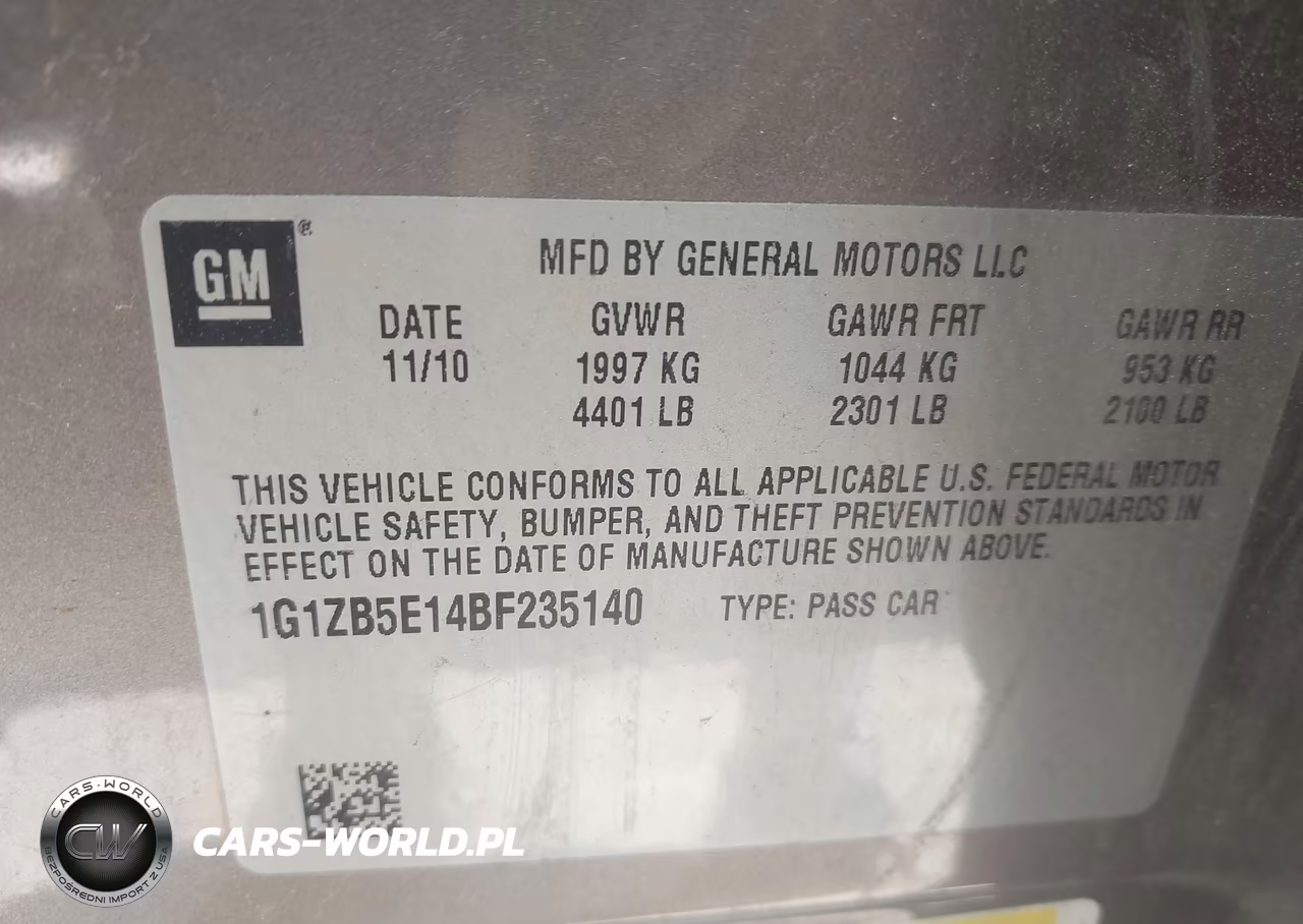 2011 Chevrolet Malibu Ls VIN:1G1ZB5E14BF235140 - 9