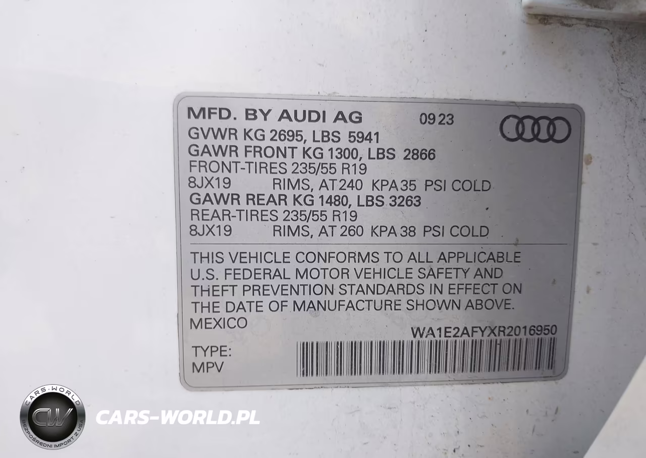2024 Audi Q5 Premium Plus 55 Tfsi E S Line Quattro S Tronic VIN:WA1E2AFYXR2016950 - 9