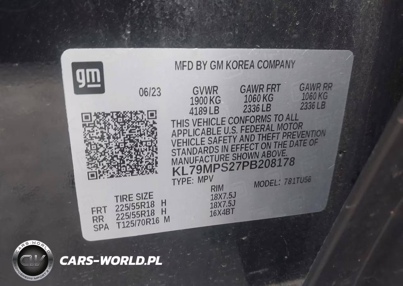 2023 Chevrolet Trailblazer Fwd Lt VIN:KL79MPS27PB208178 - 9