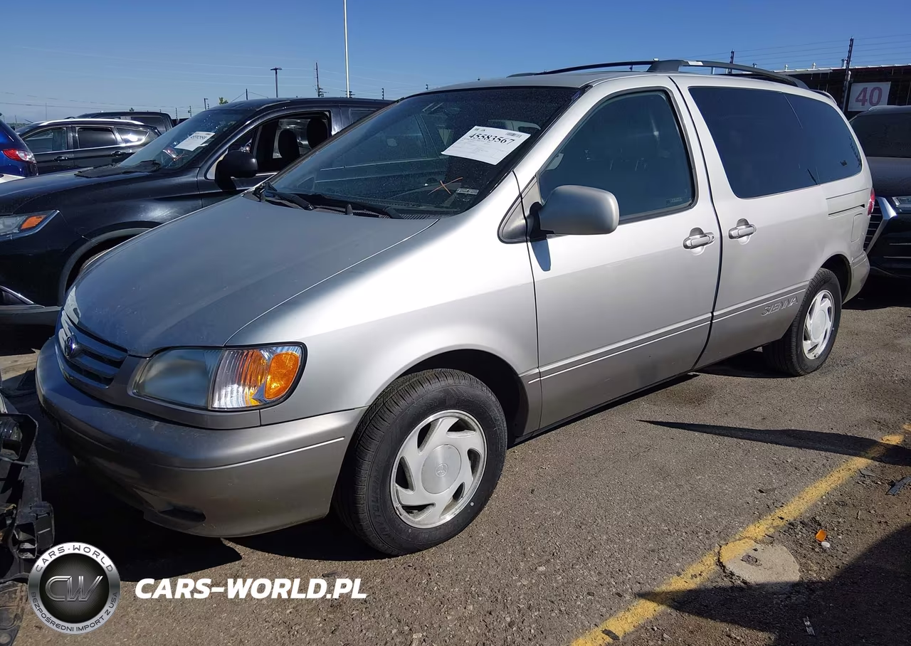 2002 Toyota Sienna Xle VIN:4T3ZF13C32U488117 - 2