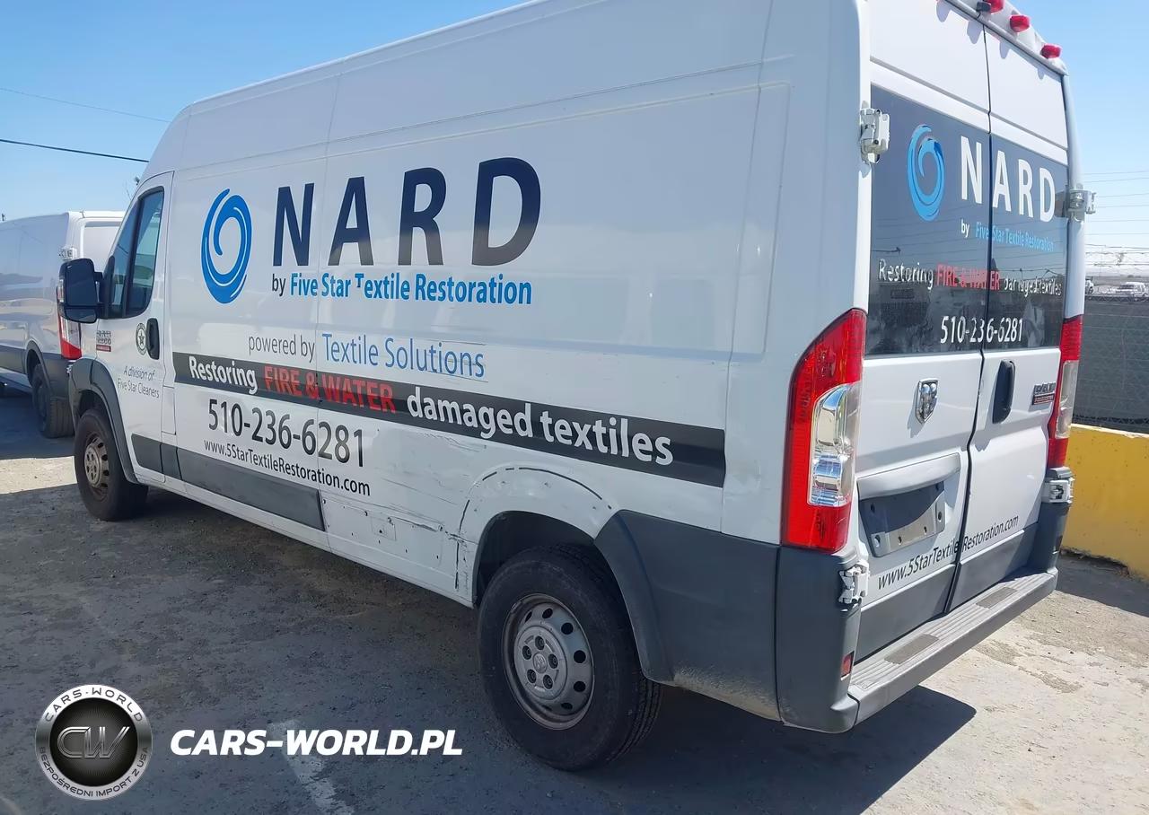 2017 Ram Promaster 2500 High Roof 159 Wb VIN:3C6TRVDG0HE518305 - 3