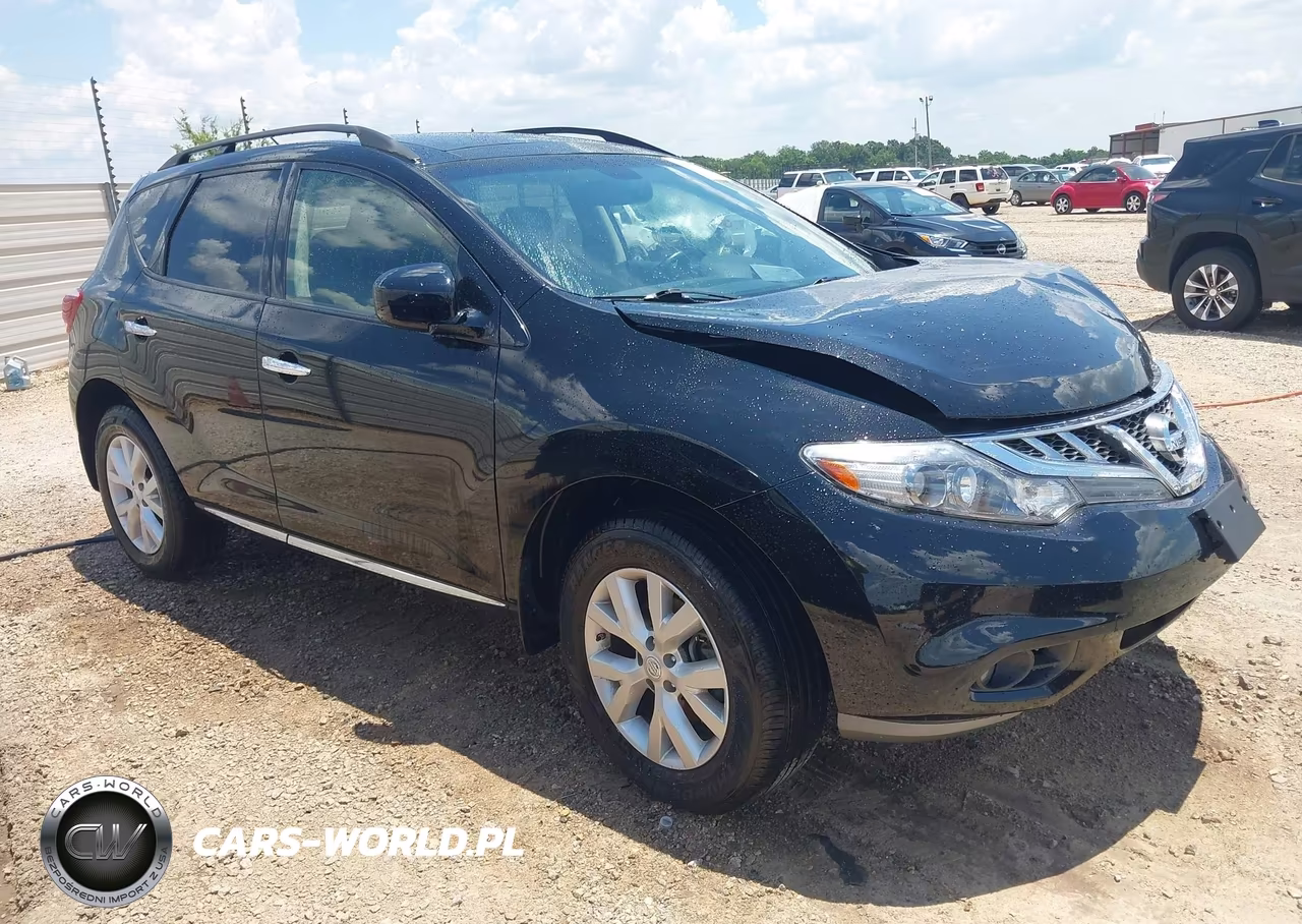 2014 Nissan Murano Sl VIN:JN8AZ1MU0EW400999 - 1