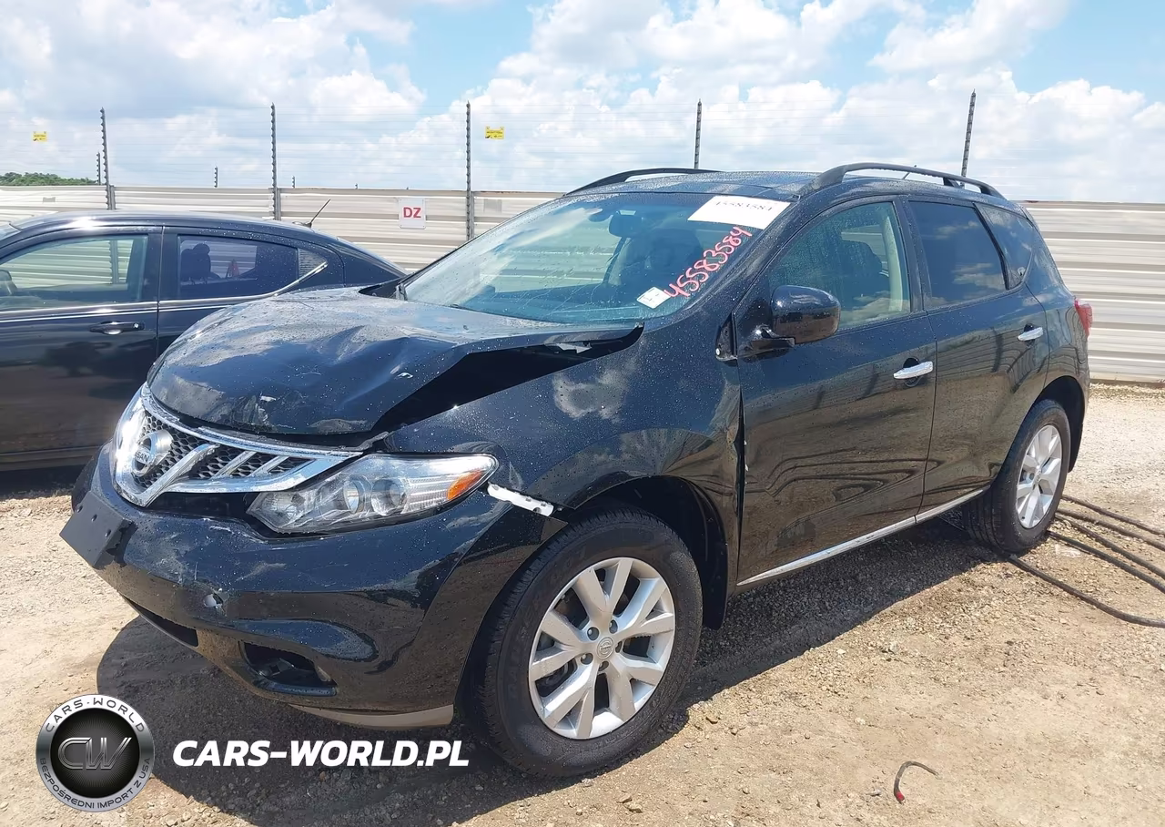 2014 Nissan Murano Sl VIN:JN8AZ1MU0EW400999 - 2