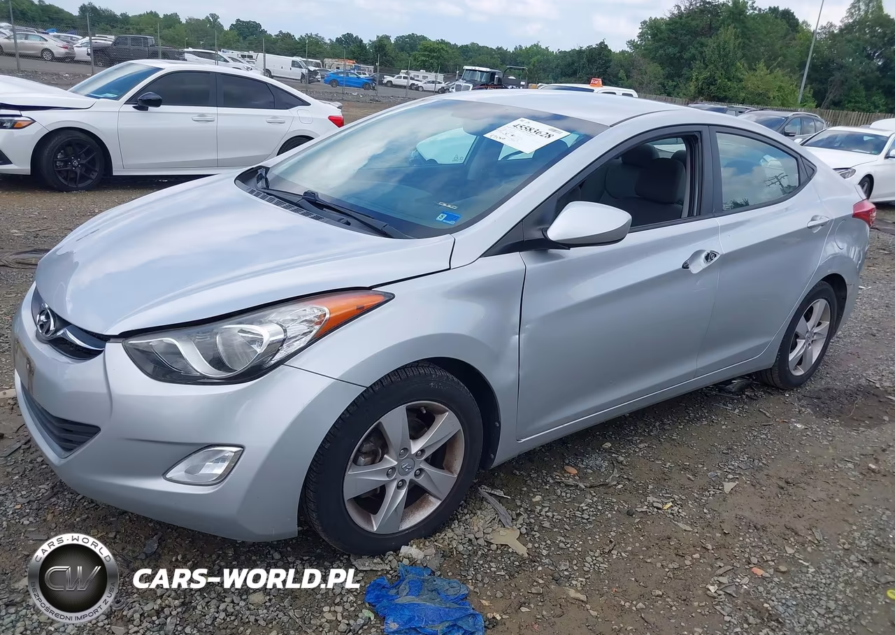 2013 Hyundai Elantra Gls VIN:5NPDH4AEXDH268509 - 2